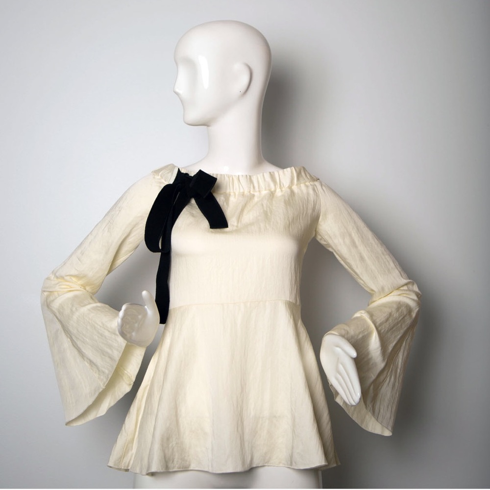 Derek Lam 10 Crosby Off-the-Shoulder Blouse